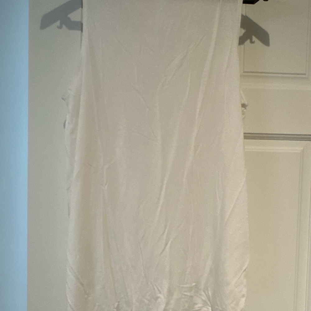 Beyond the Bump Ivory Sleeveless Workout Maternity Top